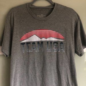 Official TEAM USA Gray Olympics T-shirt (L)